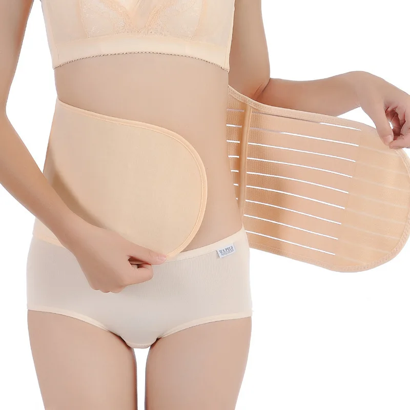 Teenster группа живота Беременность ремень дышащий хлопок Body Shaper Корректирующее