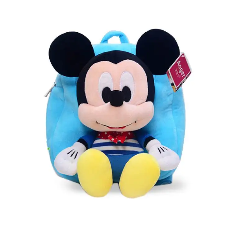 Mickey 04 30cm 30 см Дисней Минни Маус плюшевый рюкзак для маленьких девочек Микки Маус сумка Брендовая детская сумочка для девочек - Цвет: Mickey 04 30cm