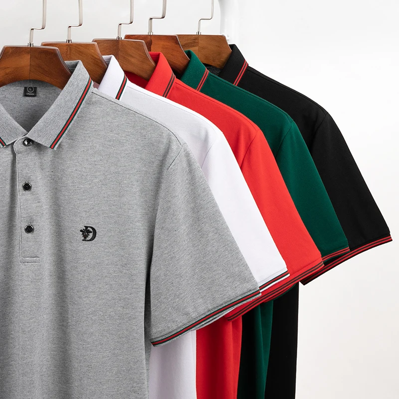 Hommes Dete polo Marque Hommes polo a manches courtes Chemises De Crocodile Мужская однотонная трикотажная рубашка dessus респираторы