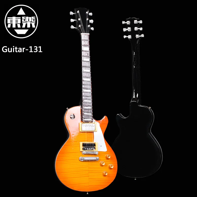 

Wooden Handcrafted Miniature Guitar Model guitar-131 Guitar Display with Case and Stand (Not Actual Guitar! for Display Only!)