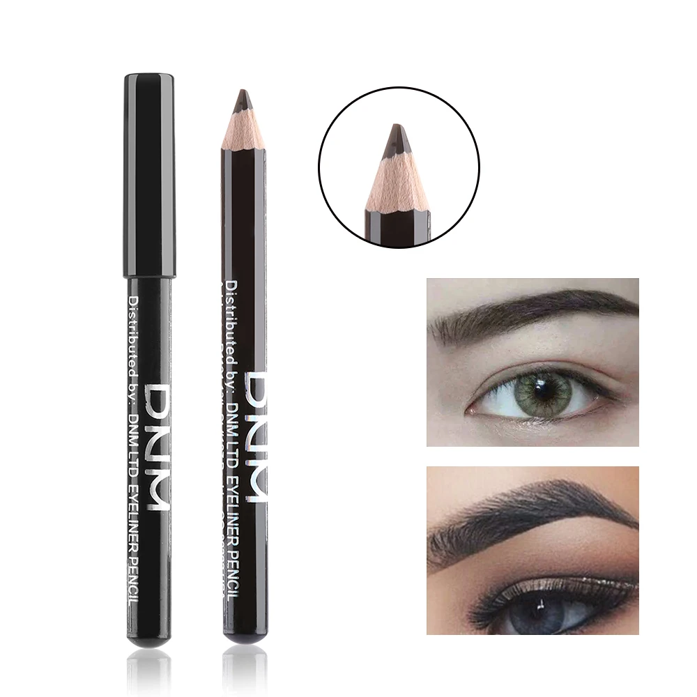 1 шт. чёрный коричневый деревянный карандаш для бровей долговечная тонкий эскиз