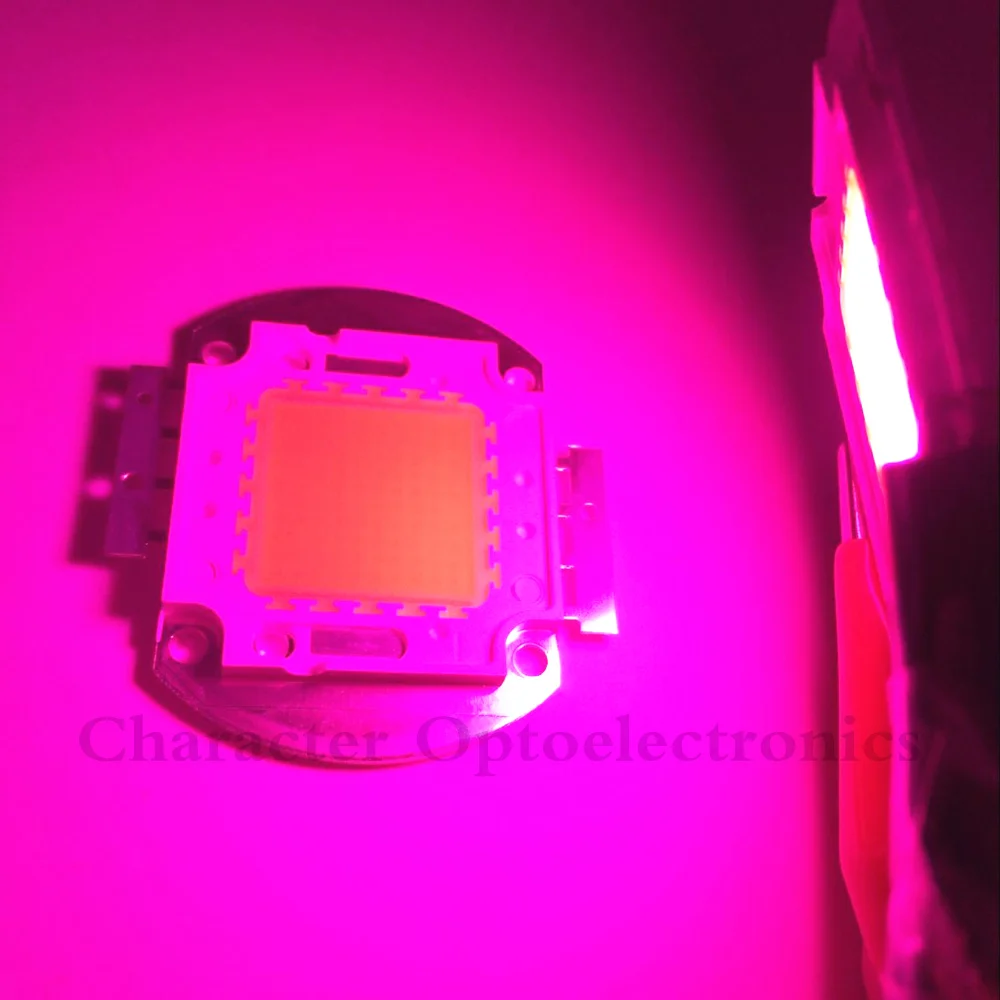 Светодиодный чип для выращивания растений 100 Вт. Светодиодная лампа полного