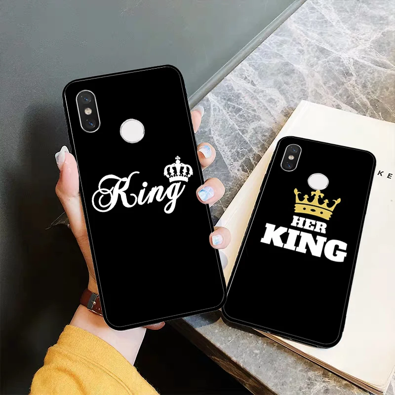 Новинка силиконовый чехол Lavaza Queen & King для Xiaomi Redmi 4A 4X 5 5A 6 6A 7 7A 8 8A K20 Pro Plus S2 Go|Бамперы|