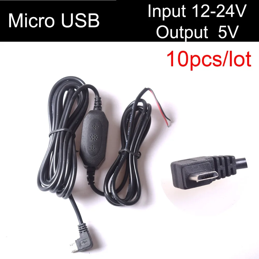 10 шт. автомобильное зарядное устройство с Micro USB на 5 в пост. Тока | Автомобили и