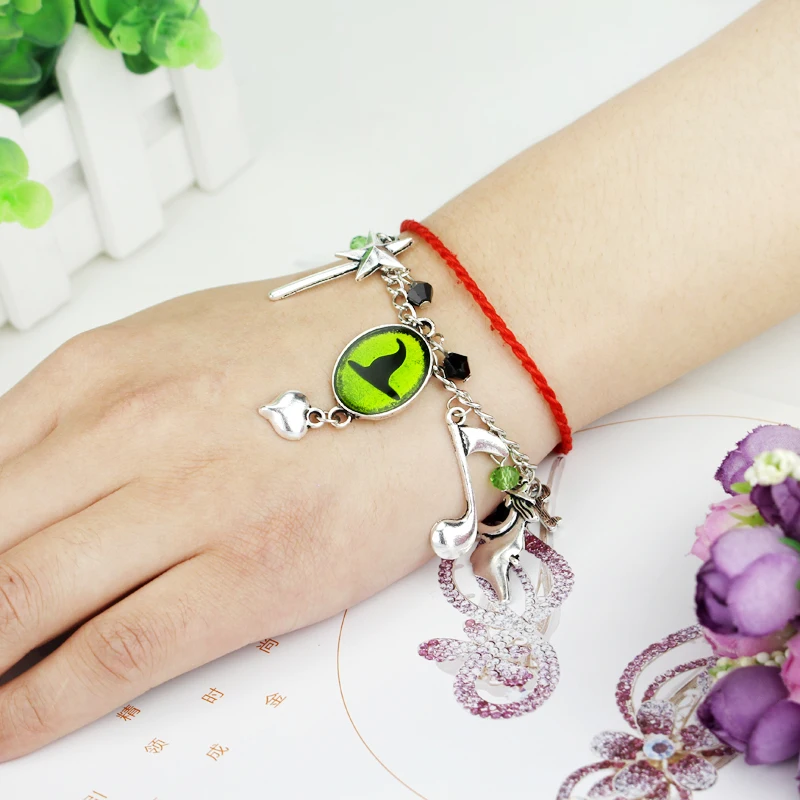 Ручной резной нечестивый браслет с подвеской Defy Gravity Elphaba Glinda браслеты бусинами
