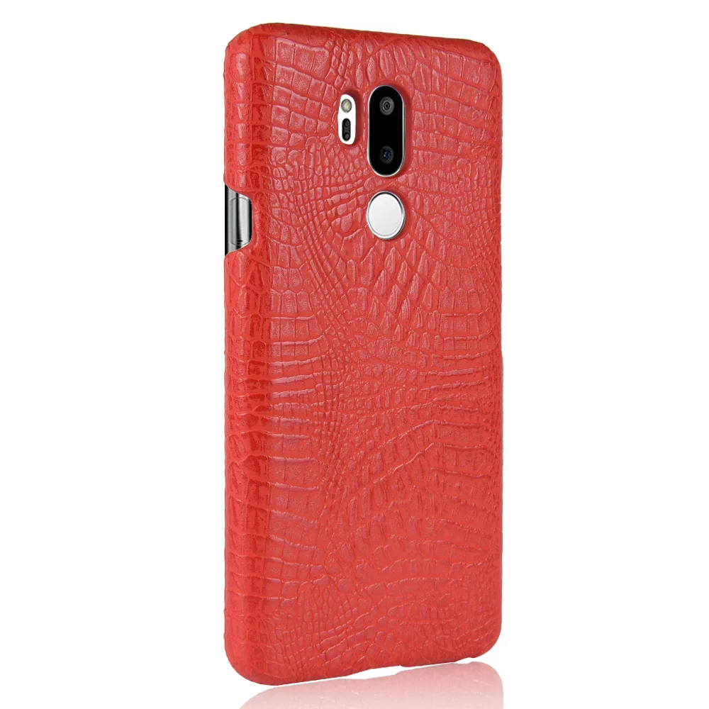 Крокодил Жесткий чехол для LG G7 крокодил жесткий с подставкой-держателем задняя