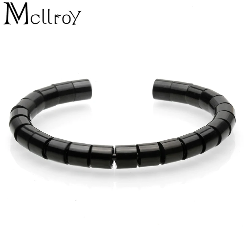 Mcllroy мужские браслеты женские модные титановые стальные diy бусины для переноса
