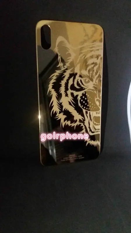 Задняя часть с металлической рамой для телефона X/xs max 8mu сменная задняя
