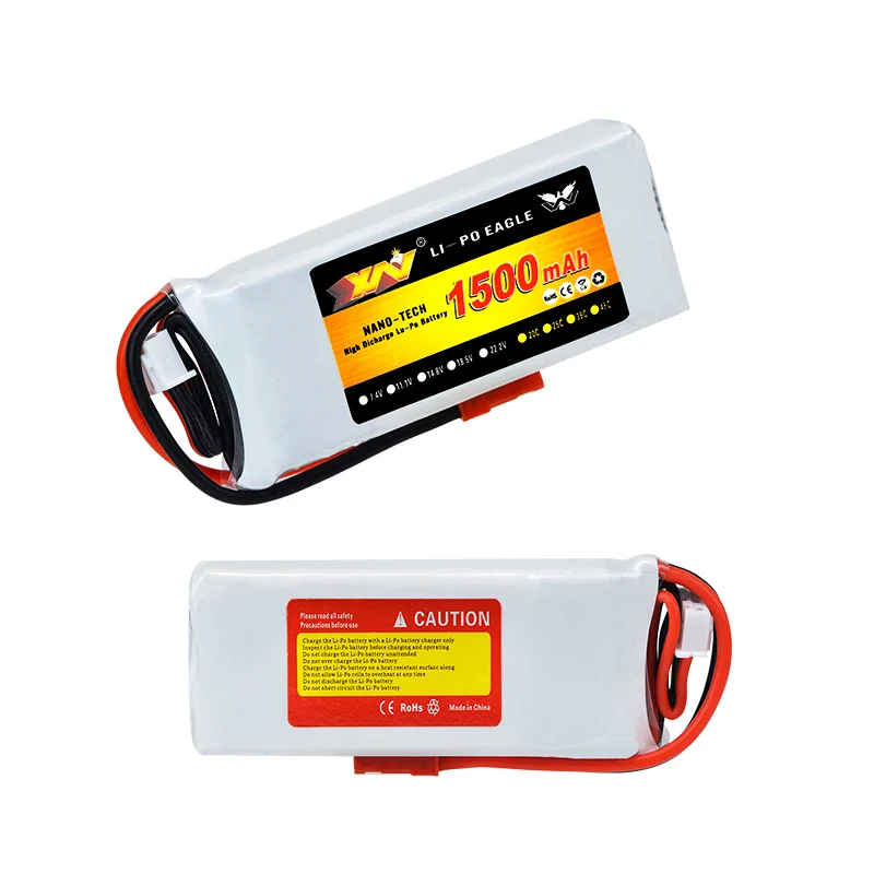 1 2 шт. сменный аккумулятор Lipo 7 4 В 1400 мАч 1500 20C для передатчика Hubsan H501S H502S H109S