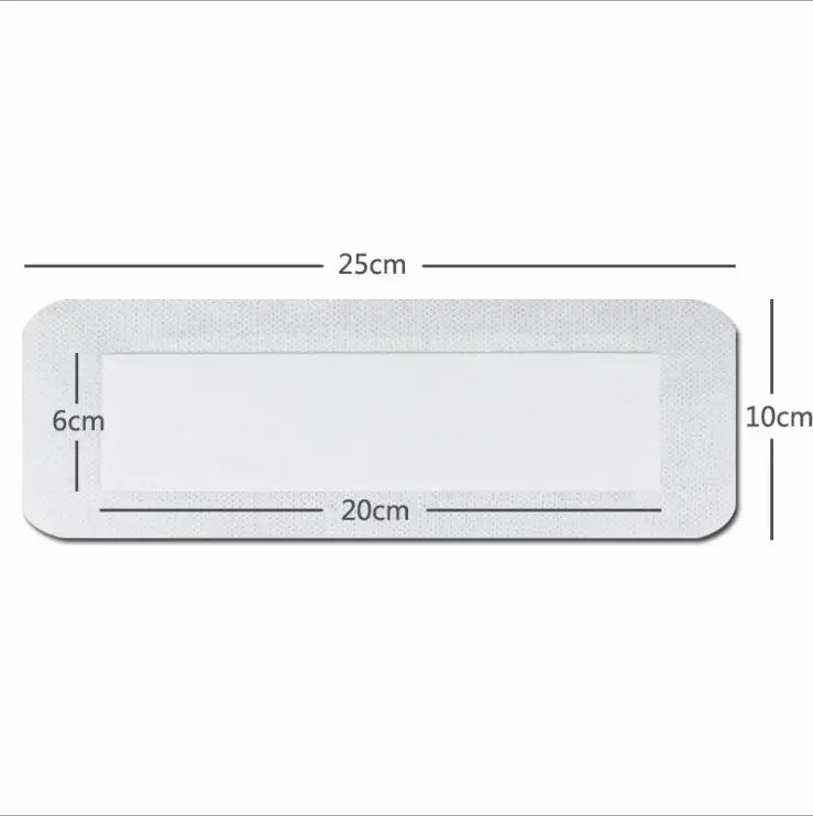 1pc 10X25cm 7 Размер/набор стерильные медицинские самоклеющиеся Нетканые повязки на рану аптечка первой помощи медицинские стикеры патч против инфекции - Цвет: 1pc 10X25cm