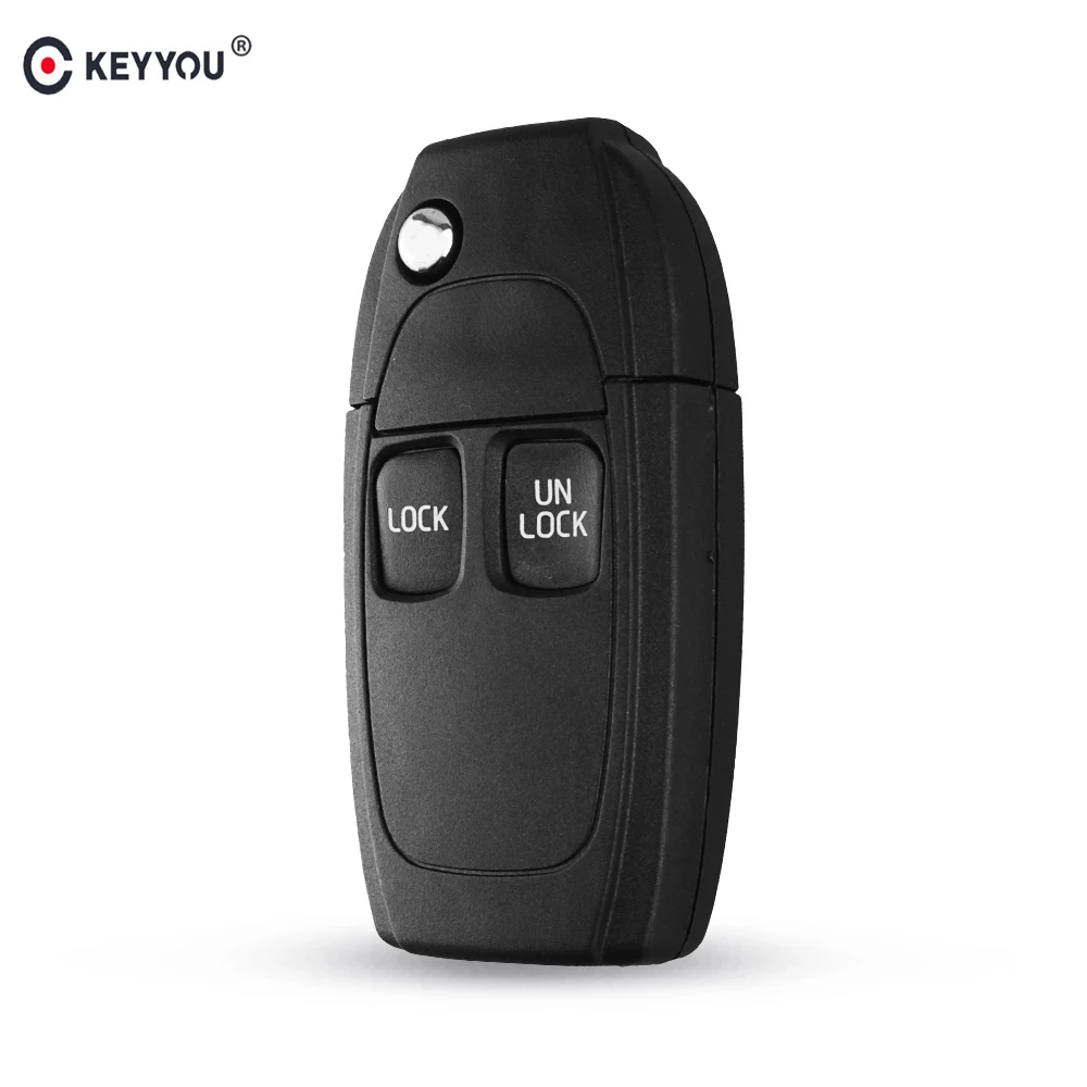 Модифицированный чехол KEYYOU для автомобильного ключа с 2 кнопками VOLVO 850 960 C70 S40 S60 S70