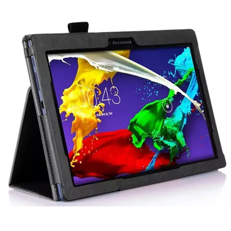Чехол-накладка из искусственной кожи личи для lenovo Tab2 A10-70 L/F TB2-X30F Tab2 A10-30 X30F Tablet 10,1 дюймов Чехол+ пленка+ стилус