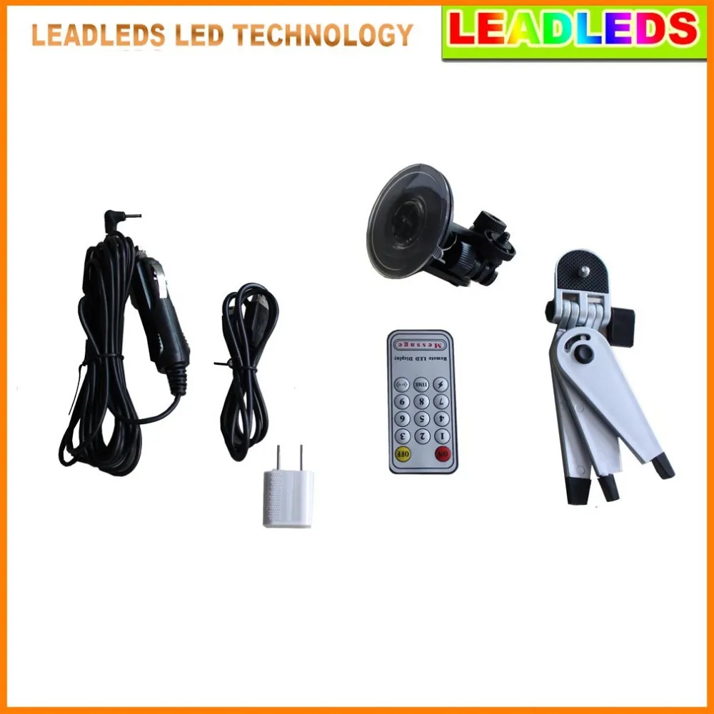 СВЕТОДИОДНЫЙ Автомобильный дисплей 12 В постоянного тока пульт дистанционного