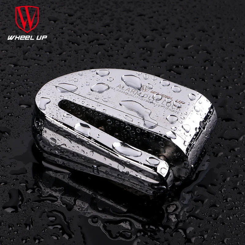 WHEEL UP Alarm Disc lock Anti-theft Comfortable Waterproof Cycling Lock Zinc Alley Electric Bicycle 110 dB | Спорт и развлечения
