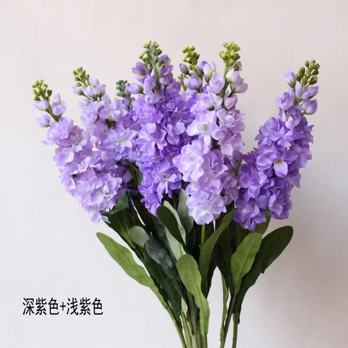 Фиолетовые шелковые цветы орхидеи из искусственной ткани вечерние украшения для