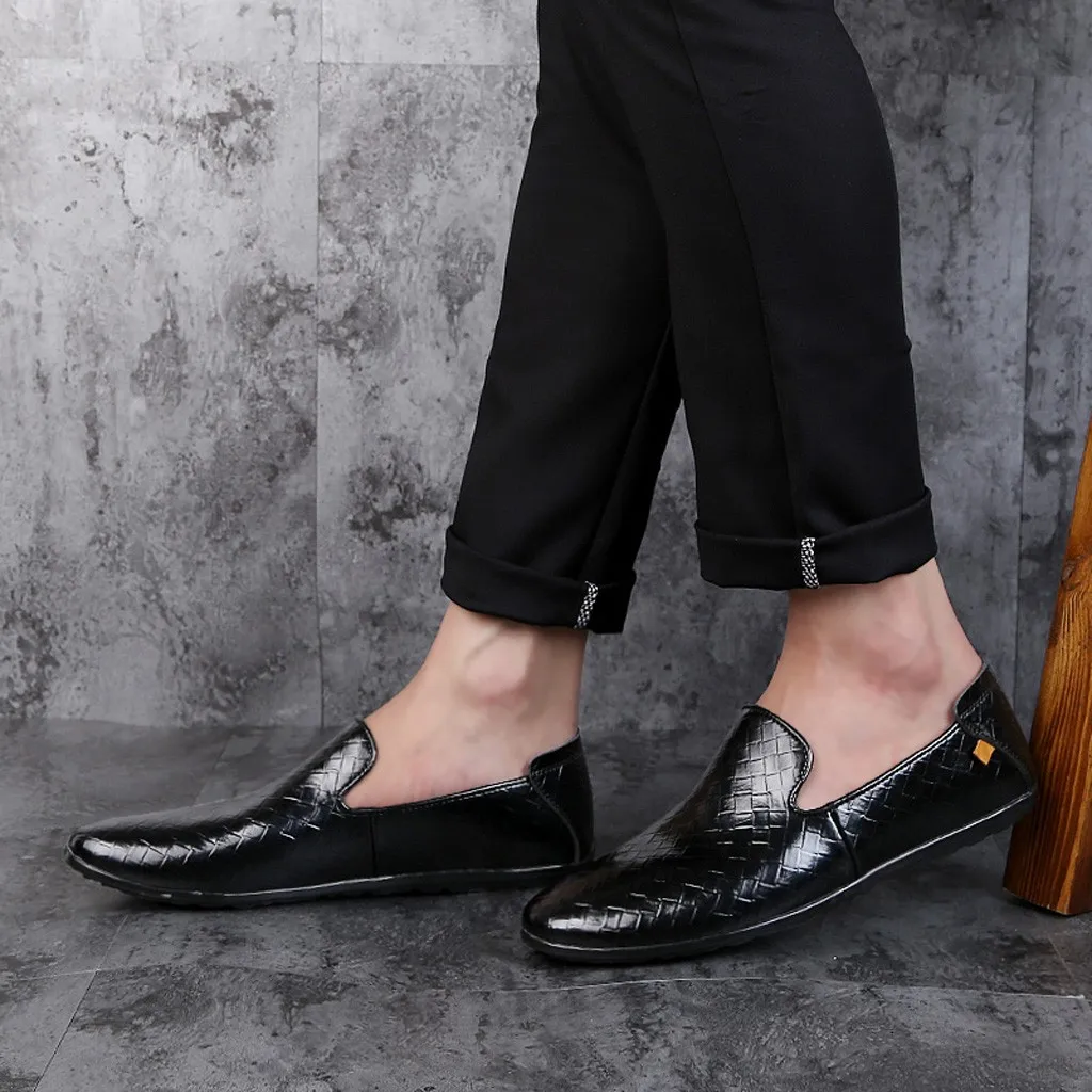 Fashion 2019 Men Shoes luxury Leather Casual Driving Oxfords Loafers Moccasins Italian for Men#G4 | Обувь