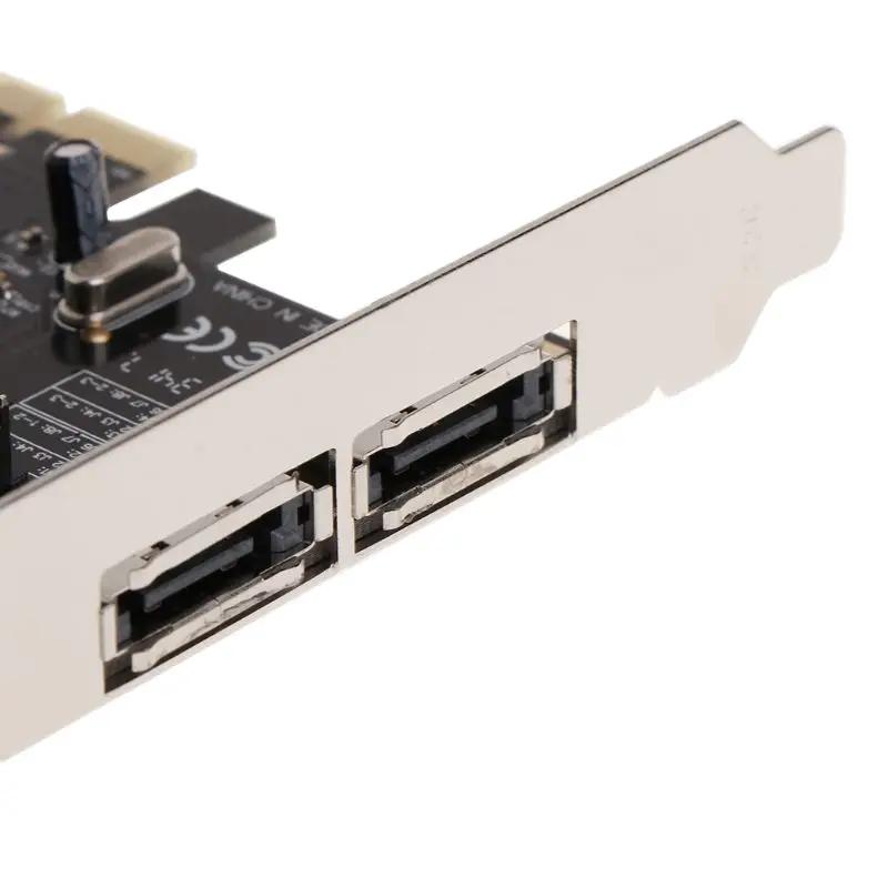 Адаптер с 2 SATA eSATA 6 Гбит/с 3 0 на PCI-E Express адаптер конвертер | Компьютеры и офис