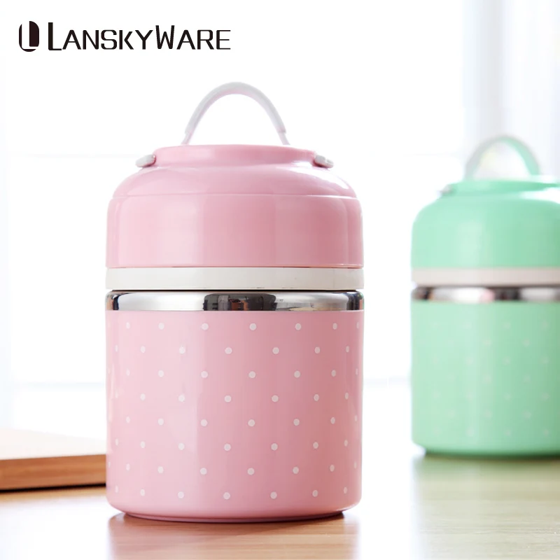 Портативный милые японские Bento Box герметичные Термальность для детей