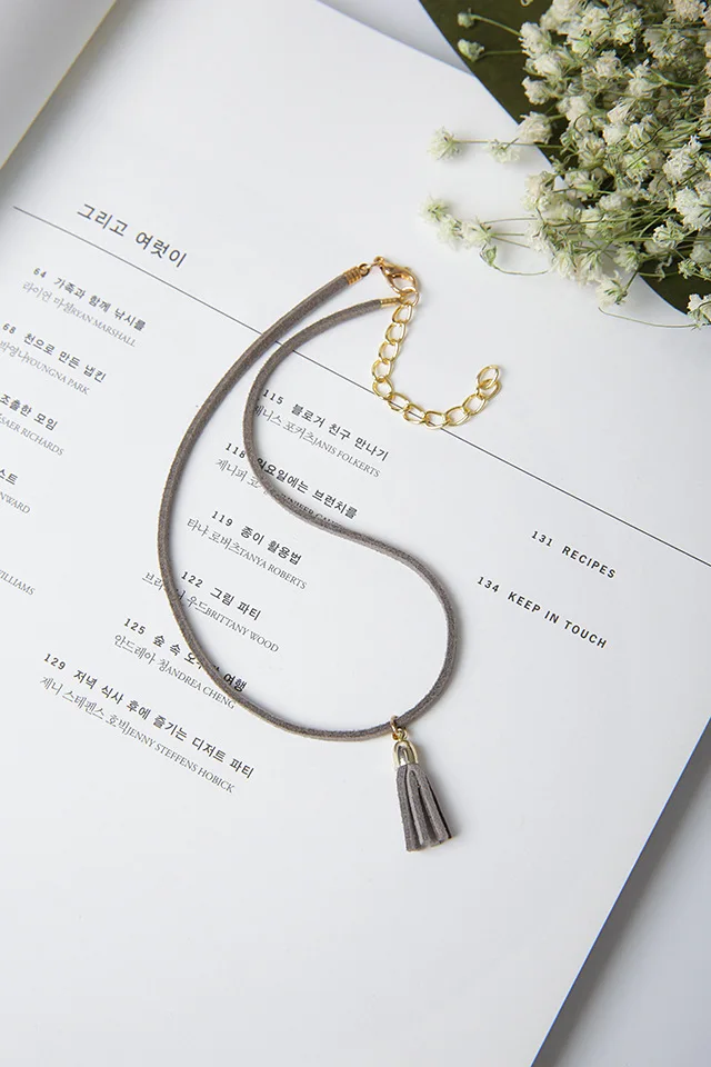 Fashion Women Trendy Sweet Tassel Necklace Collar Choker Torques Elegant Fresh Chain Head For | Украшения и аксессуары