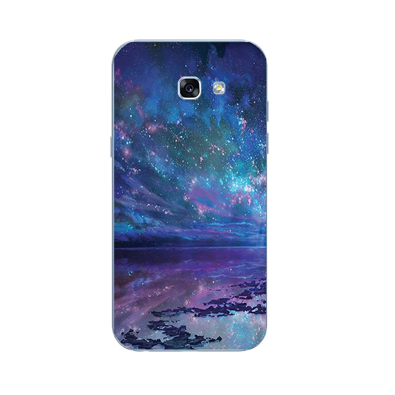 Для samsung Galaxy A7 TPU чехол для телефона для A320 A520 A720 оболочка прозрачная для A3 A5() Задняя крышка блестящая Звезда узор