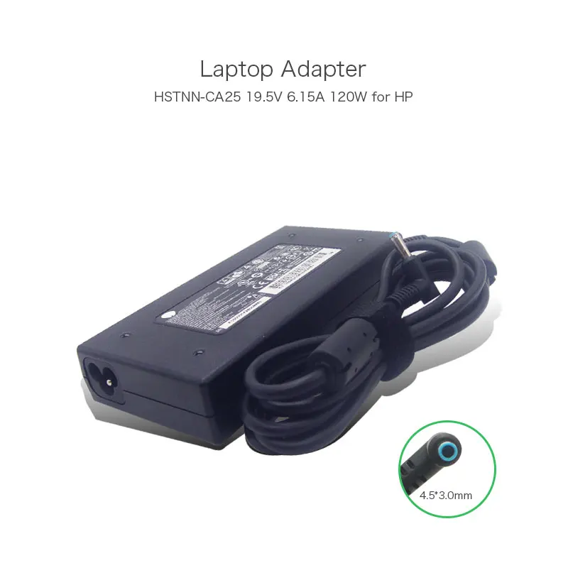 

19,5 V 6.15A 120 Вт 4,5*3,0 мм ноутбук AC Зарядное устройство для HP Envy A120A07DH 732811-002 710415-001 аккумулятор большой емкости PA-1121-62HA HSTNN-CA25 Питание