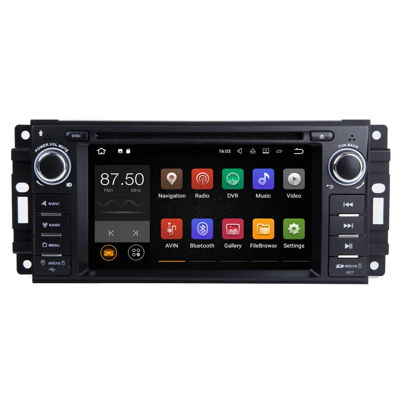 SMARTECH Android 7.1.1 dvd плеер для автомобиля JEEP Concorde Dakota Durango Interpid аудио стерео