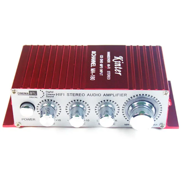 KYYSLB 2020 DC12V 20W X 2CH MA 180 мини автомобиль и мотоцикл домашний прикроватный компьютер