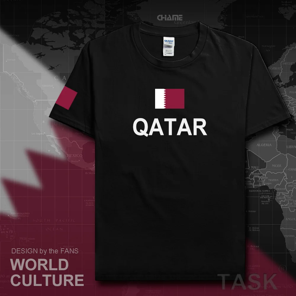 Мужские футболки State of Qatar модные трикотажные изделия сборной страны 2017 футболка