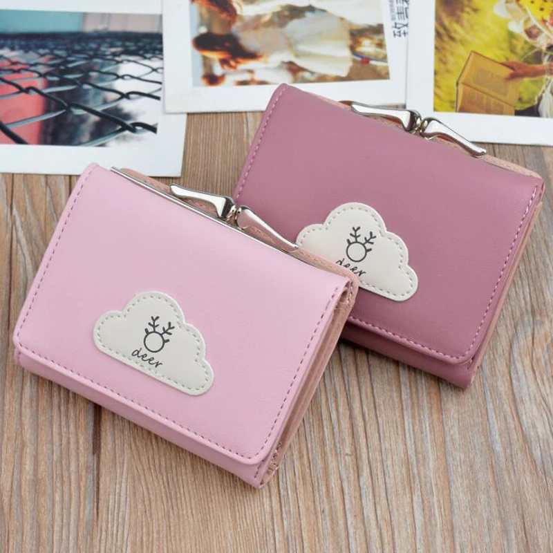 New Mini Wallet Brand Designer Hasp Fold Coin Purse Money Bag High Quality Card Holder Women Wallets PU Leather | Багаж и сумки