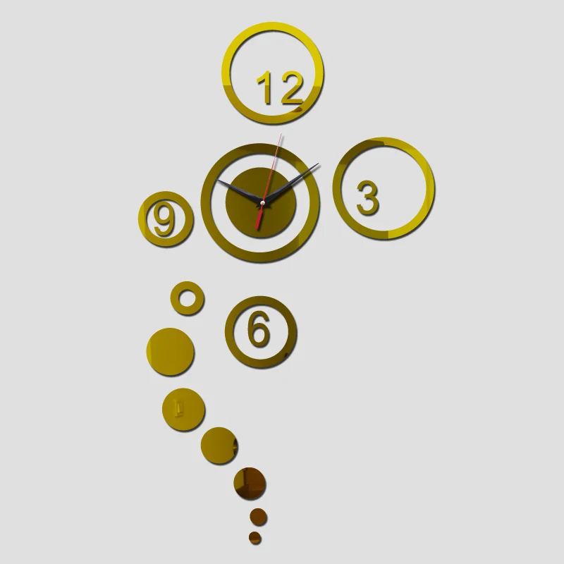 hot sale 2019 watch wall clock clocks large decorative living room needle modern 3d acrylic mirror direct selling|acrylic mirror|decoration