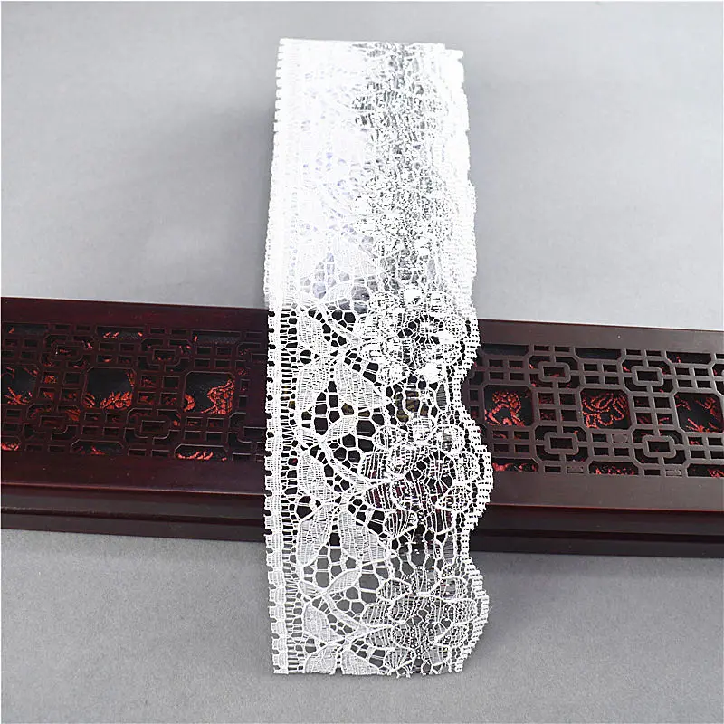 Новинка Высококачественная кружевная лента 10 ярдов золотистая и серебристая