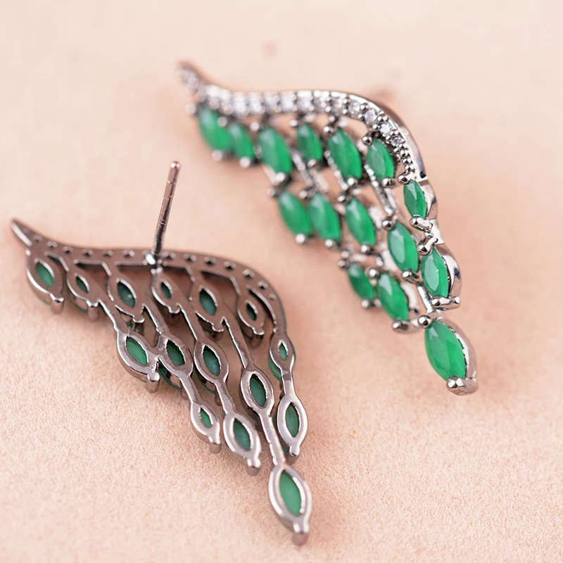 Женские серьги гвоздики с крыльями ангела YAN MEI 2 цвета 2017|fashion stud earrings|stud earringsstatement