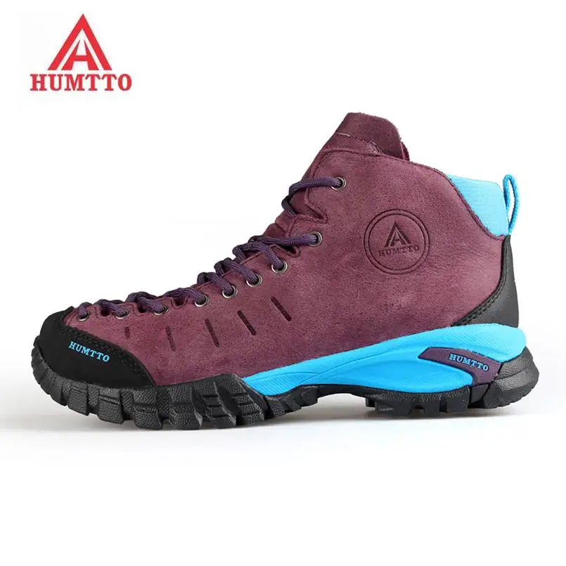 HUMTTO Женские зимние кожаные походные треккинговые ботинки кроссовки для женщин