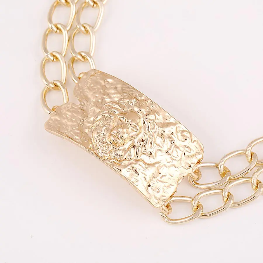 Дубай ювелирные наборы Золотой Лев ожерелье серьги Bijoux Femme колье Обручальное