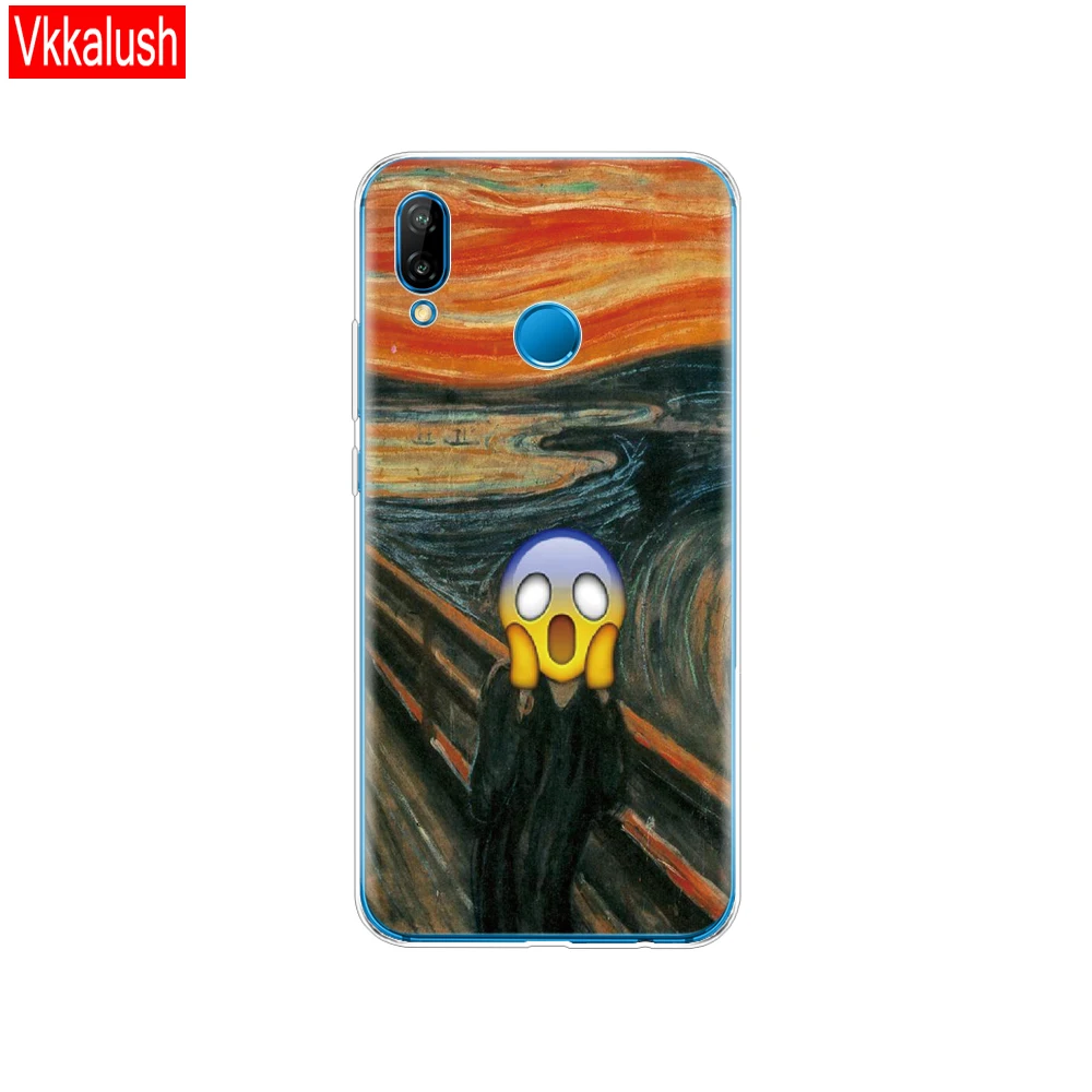 80029 Силиконовый чехол для 5,8" huawei P20 Lite huawei P20 Pro, чехол для huawei P 20, Защитная прозрачная задняя крышка для телефона - Цвет: 80029