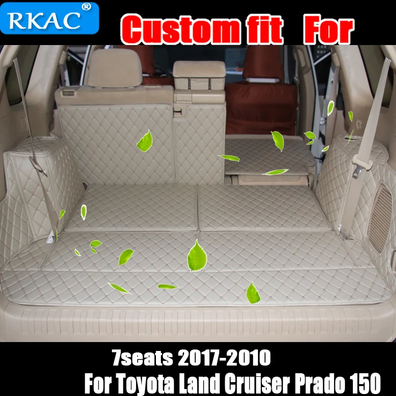 RKAC car trunk mat For toyota land cruiser prado 120 150 7 seats MATS Cargo Liner Interior Accessories Carpet styling |
