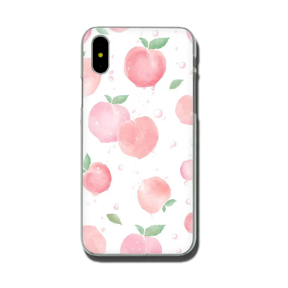 H7 Розовый персиковый жесткий чехол для телефона iPhone 11 Pro 5 5S 6 6S Plus 7 8 Plus X XS XR XS Max - Цвет: H7
