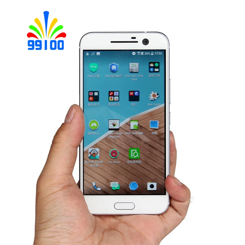 Разблокированный сотовый телефон htc 10(M10) 4+ 32 ГБ rom 5," экран Qualcomm820 android 6,0 отпечаток пальца 4G-LTE Быстрая зарядка 3,0