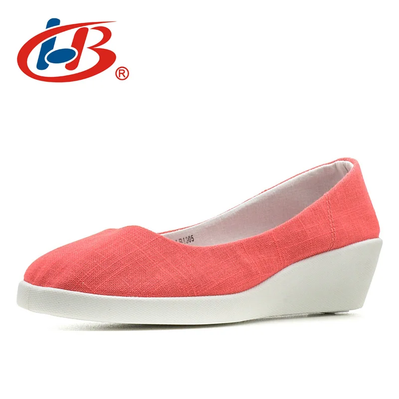 LIBANG женские лоферы Мягкая парусиновая обувь без застежки на плоской подошве