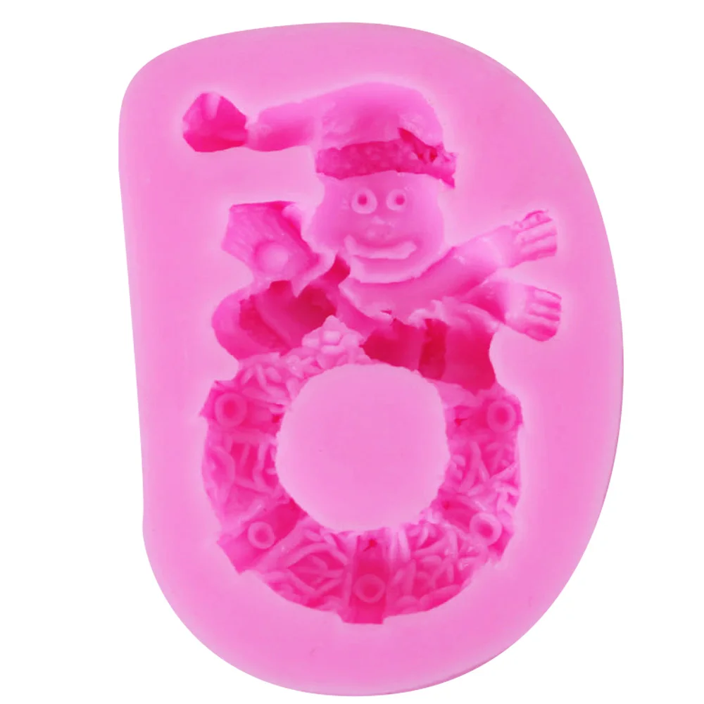 10 шт./компл. красивые Снеговики шоколадные конфеты Jello 3 d рождественские товары