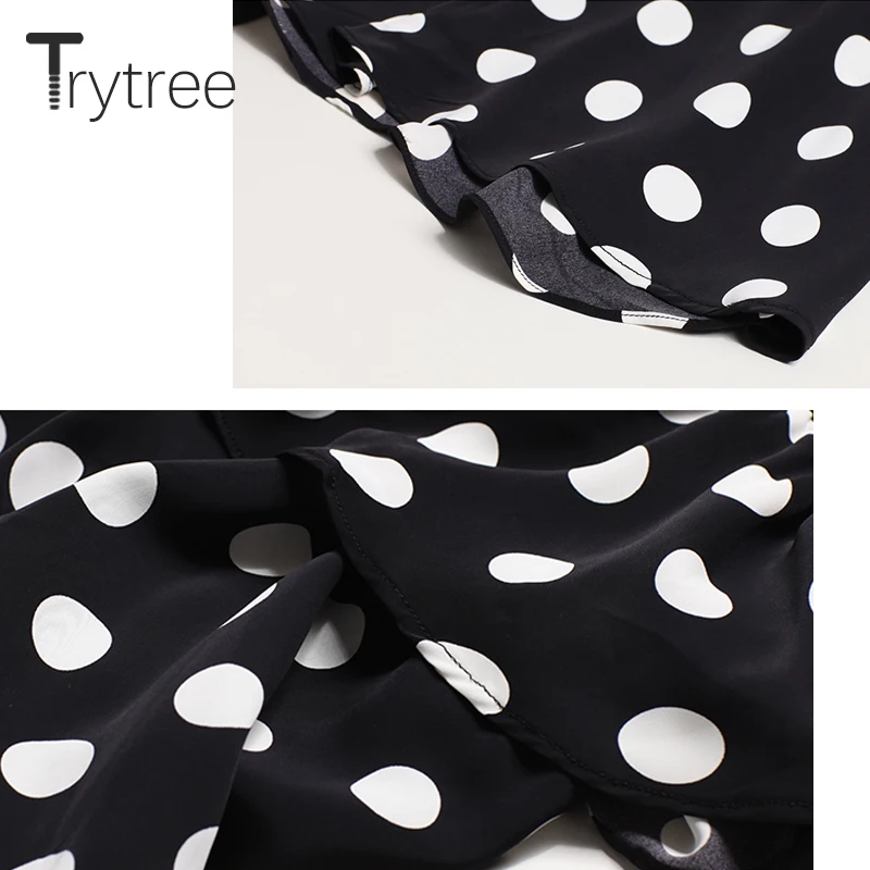 Trytree/летнее осеннее платье с поясом для женщин Повседневное эластичной резинкой