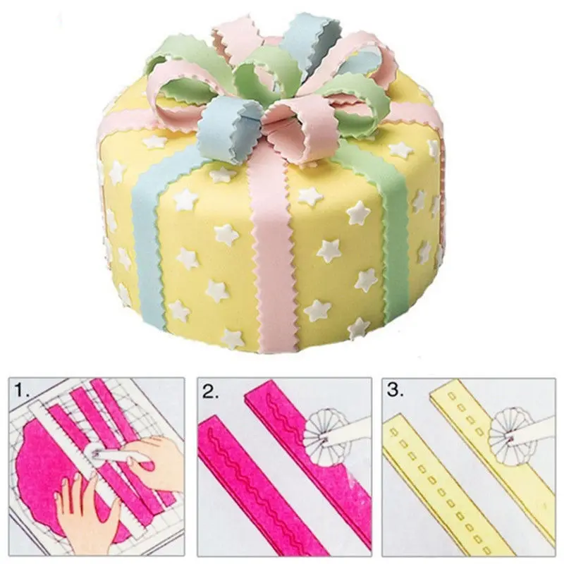 Резак для мастики инструмент украшения тортов|decorating cake tools|cutter wheelfondant cutter wheel |