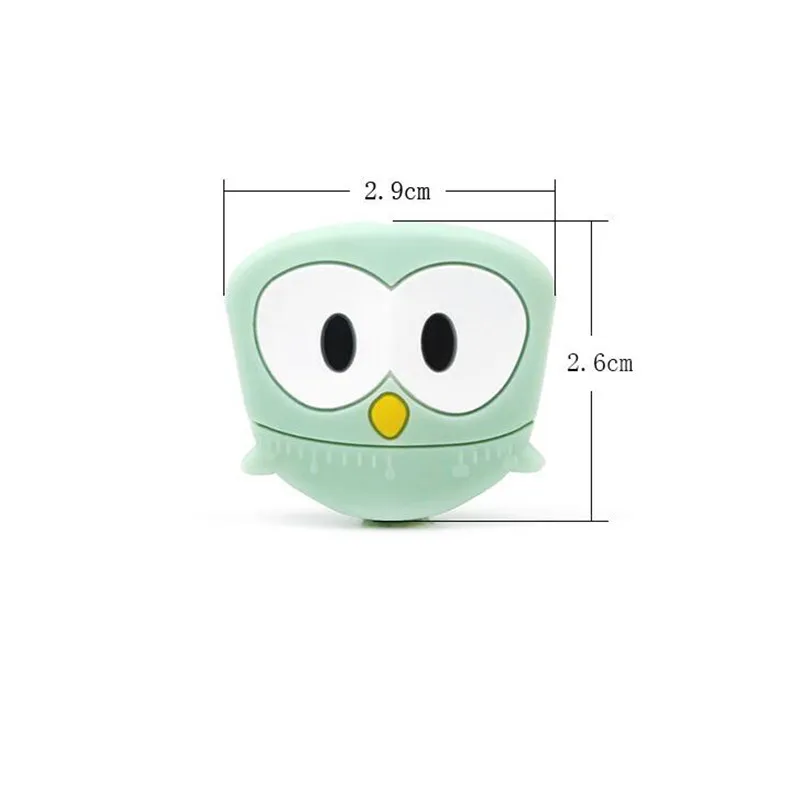 Owl Silicone Beads BPA Free Material For DIY Baby Teething Necklace Accessories Molar Toy Teether Pendant Gift Toddler Toys | Мать и