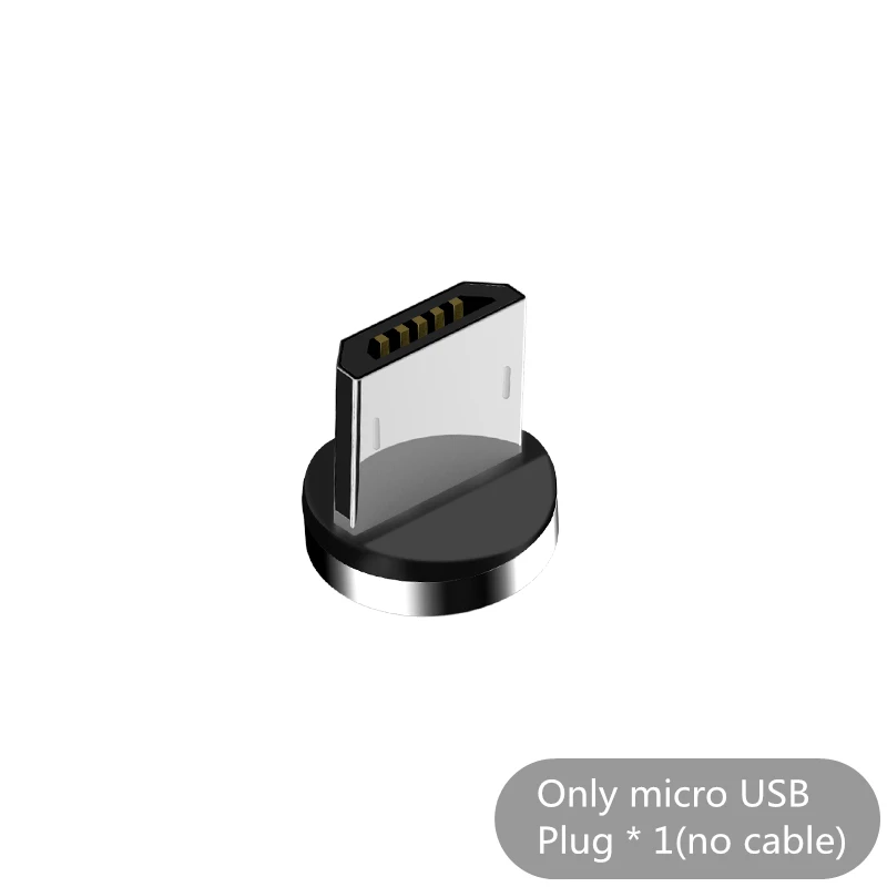 no cable KingFriend Magnetic USB Cable Fast Charging USB Type C Cable Magnet Charger Data Charge Micro Cable Mobile Phone Cable USB Cord - Цвет: no cable