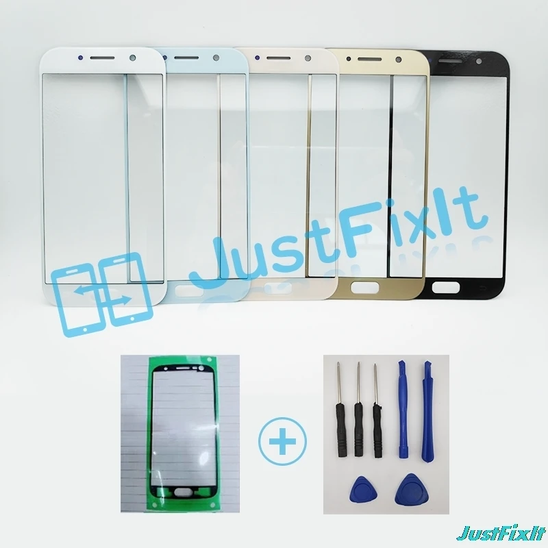 10pcs/lot Replacement Part For Samsung Galaxy A5 2017 A520 A520F Lcd Display Front Glass Cover Outer Lens +Tools | Мобильные