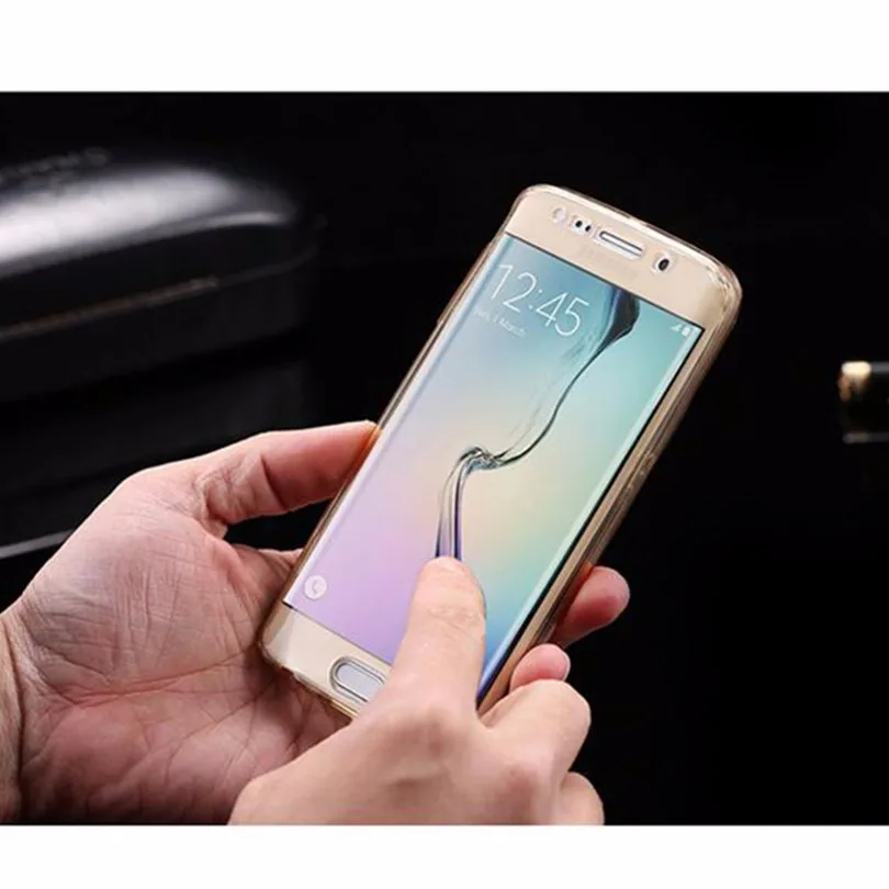 Задняя и Передняя 360 мягкие чехлы из ТПУ для Samsung Galaxy J3 J5 J7 2017 2016 J310 J510 J710 J320 J520 J720 Prime
