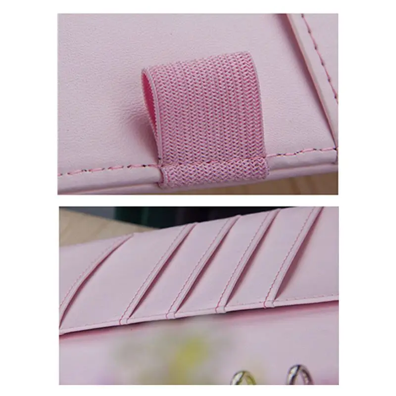 

A5 Weekly Monthly Planner Diary Classic Loose-Leaf-Ring-Binder Notebook Cover, Pink