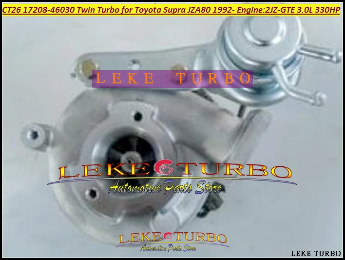 Турбокомпрессор Twin Turbo CT12B 17208 46030 для TOYOTA Supra JZA80 1993 98 2JZ GTE 2JZGTE 2JZG 3.0L 330HP|turbo turbo turbo|turbo