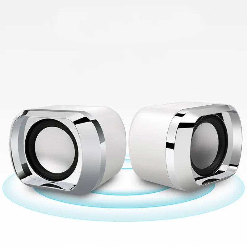 Высокое качество проводной двойной стерео ноутбук колонки USB питание с басами