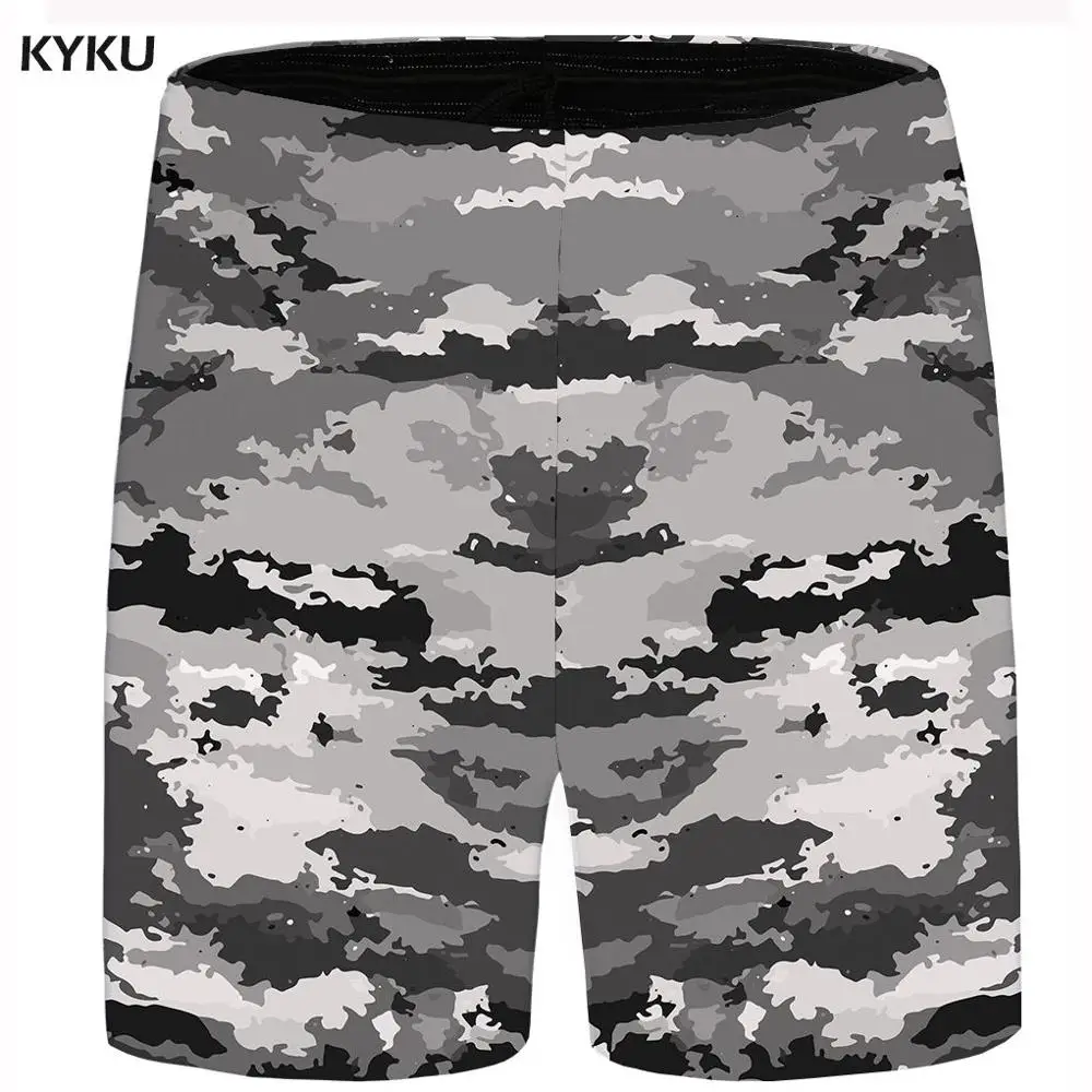 Mens Shorts 03 Бренд KYKU, радужные короткие мужские Разноцветные пляжные шорты, летние клетчатые красивые повседневные шорты Карго, крутые мужские шорты с аниме, новинка - Цвет: Mens Shorts 03
